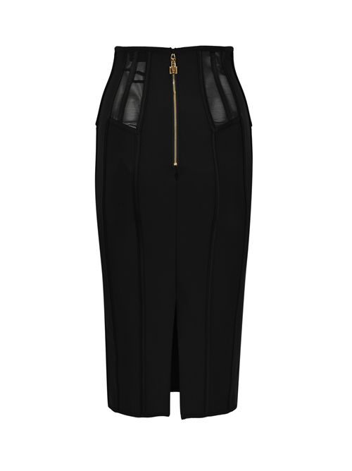 Gonna bustier in tessuto bielastico e tulle Elisabetta Franchi | GO17962E2110